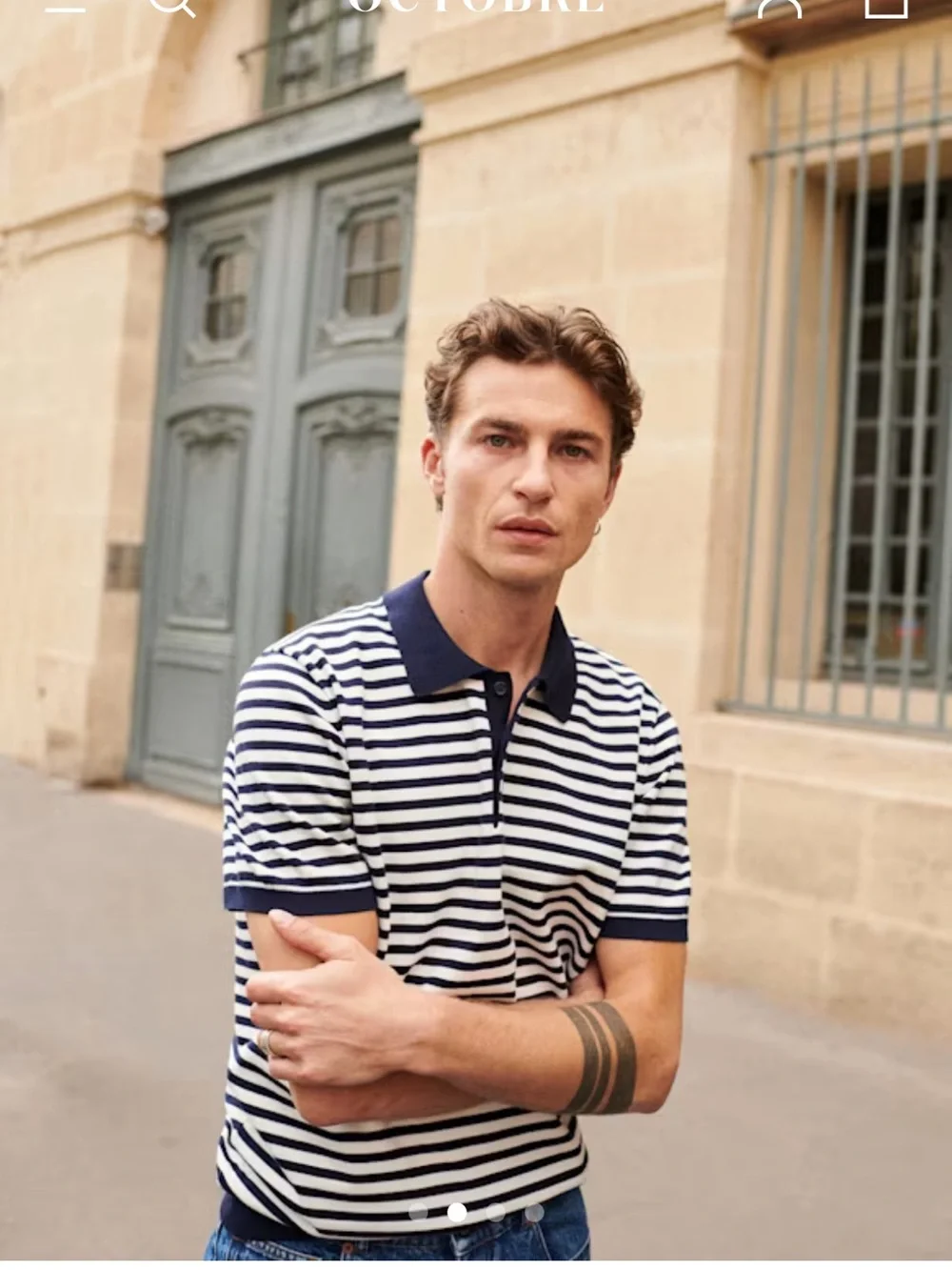 Octobre Editions Tino Knit Polo Small